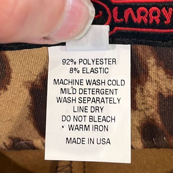 NWT Krazy Larry Animal Print Pull-on Ankle Pants Size 4 - Picture 5 of 6